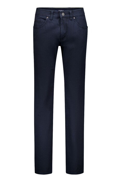 Gardeur Bill Everyday Fine Patterned Cotton Soft Touch Comfort Stretch Broek Dark Navy