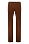 Gardeur Bill Everyday Fine Patterned Cotton Soft Touch Comfort Stretch Pants Dark Terra