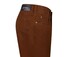 Gardeur Bill Everyday Fine Patterned Cotton Soft Touch Comfort Stretch Pants Dark Terra