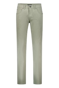 Gardeur Bill Fine Pattern Cotton Comfort Stretch Soft Wash-out Effects Pants Khaki