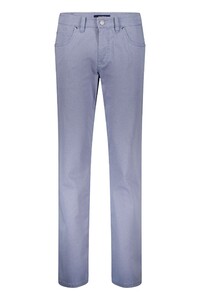 Gardeur Bill Fine Pattern Cotton Comfort Stretch Soft Wash-out Effects Pants Mid Blue