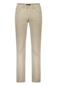 Gardeur Bill Fine Pattern Cotton Comfort Stretch Soft Wash-out Effects Pants Sand