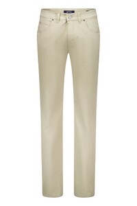 Gardeur Bill Fine-Textured Print Broek Zand