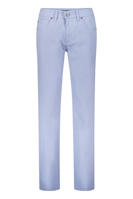 Gardeur Bill Lightweight Comfort Stretch Cool Touch Summer Structure Broek Midden Blauw