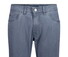 Gardeur Bill Patterned Cotton Soft Touch Comfort Stretch Broek Midden Blauw
