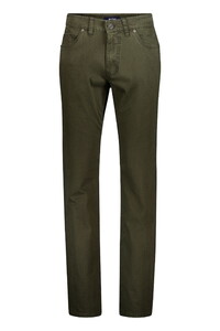 Gardeur Bill Patterned Cotton Soft Touch Comfort Stretch Pants Khaki