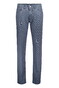 Gardeur Bill Patterned Cotton Soft Touch Comfort Stretch Pants Mid Blue