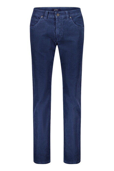 Gardeur Bill Soft Warm Touch Finest Corduroy Everyday Essential Corduroy Broek Blauw