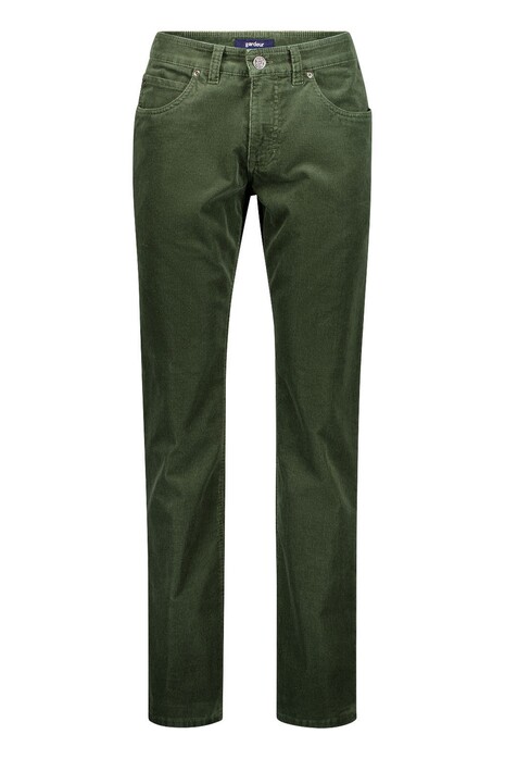 Gardeur Bill Soft Warm Touch Finest Corduroy Everyday Essential Corduroy Broek Khaki