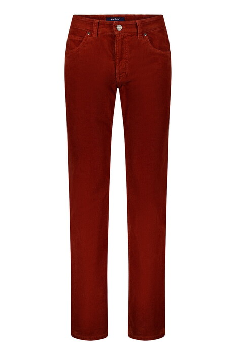 Gardeur Bill Soft Warm Touch Finest Corduroy Everyday Essential Corduroy Broek Roest