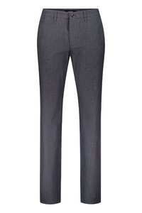 Gardeur Bono Business Hero Faux-Uni Subtle Texture Pattern Soft Touch Broek Donker Grijs