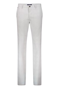 Gardeur Bono Business Hero Subtle Check Wool Look Cotton Blend Pants Light Grey