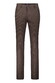 Gardeur Bono Business Hero Wool Look Soft Touch Fine Texture Pattern Broek Donker Bruin