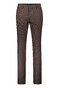 Gardeur Bono Business Hero Wool Look Soft Touch Fine Texture Pattern Broek Donker Bruin