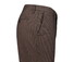 Gardeur Bono Business Hero Wool Look Soft Touch Fine Texture Pattern Broek Donker Bruin