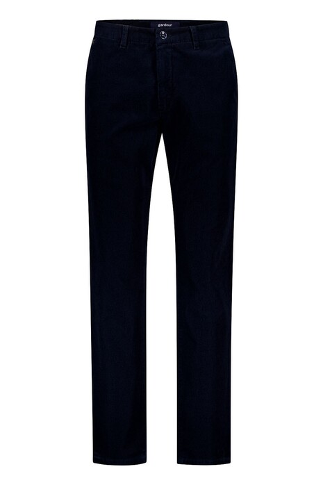 Gardeur Bono Finest Corduroy Soft Warm Touch Everyday Essential Corduroy Broek Dark Navy