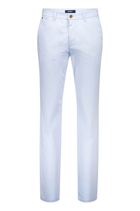 Gardeur Bono Leisure Luxury Silky Touch Supima Cotton Comfort Stretch Broek Licht Blauw