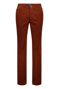 Gardeur Bono Organic Cotton Blend Casual Soft Corduroy Corduroy Broek Roest
