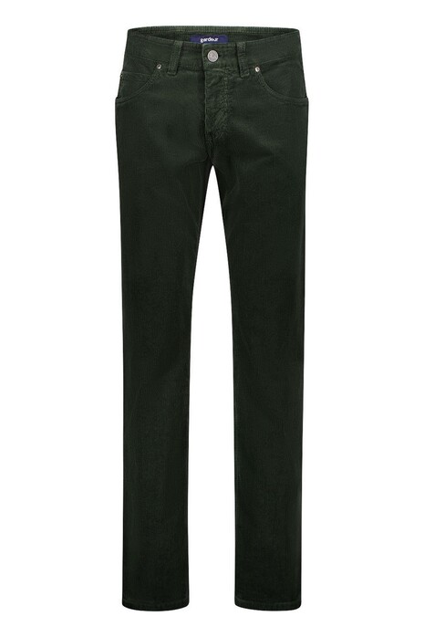 Gardeur Bono Organic Cotton Blend Casual Soft Corduroy Corduroy Trouser Dark Green