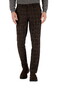 Gardeur Bono Soft Touch Easy Care Wool Look Check Pattern Broek Donker Bruin