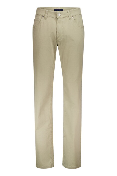 Gardeur Brandon 5-Pocket Comfort Stretch Fine Pattern Soft Touch Broek Zand