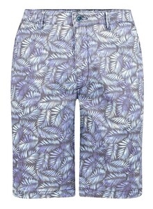 Gardeur Jasper Fantasy Flat Front Bermuda Denim Blue