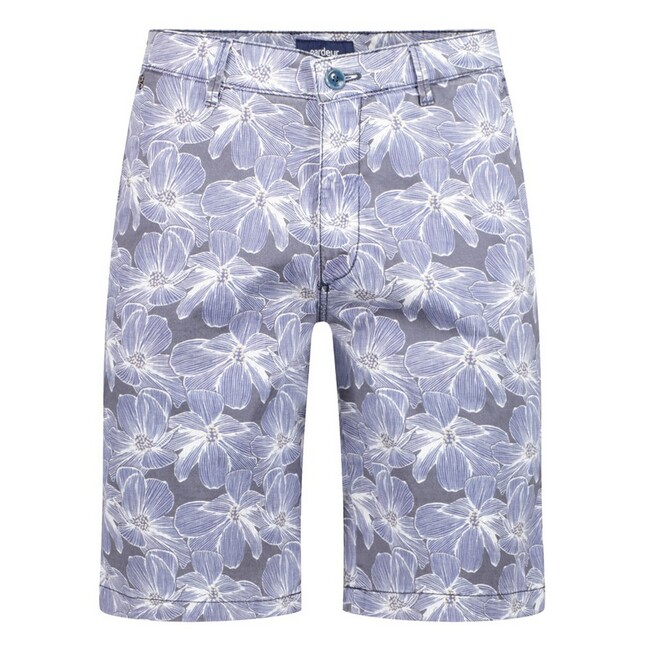 Gardeur Jasper Fantasy Flat Front Bermuda Ombre Blue