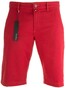 Gardeur Jasper Flat-Front Stretch Cotton Bermuda Rood