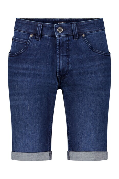 Gardeur John Soft Touch Comfort Stretch Bermuda Dark Stone Blue Used