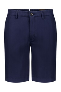 Gardeur Jordan-1 Authentic Herringbone Low Crease Finish Soft Touch Bermuda Marine