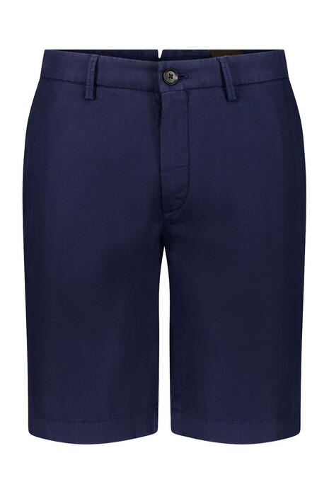 Gardeur Jordan-1 Authentic Herringbone Low Crease Finish Soft Touch Bermuda Marine
