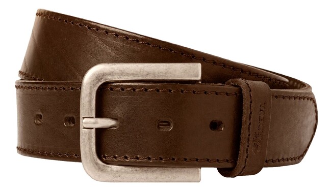 Gardeur Leren Jeansriem Riem Donker Bruin