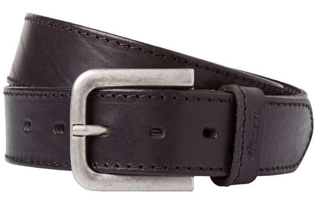 Gardeur Leren Jeansriem Riem Zwart