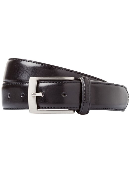 Gardeur Leren Riem Zwart