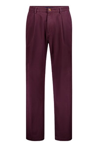 Gardeur Liberty Cotton Tencel Sophisticated Twill Soft Touch Casual Look Pants Bordeaux