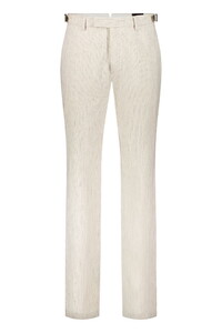 Gardeur Loretto Dry Touch Linnen Cotton Pin Stripe Weave Pants Sand