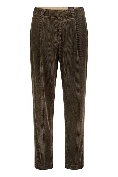 Gardeur Luciano Black Weft Soft Touch Genua Corduroy Corduroy Broek Camel
