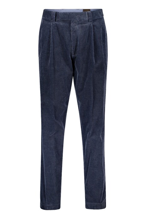 Gardeur Luciano Black Weft Soft Touch Genua Corduroy Corduroy Broek Marine