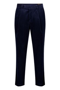 Gardeur Luciano Iconic Genua Corduroy Soft Touch Cotton Tencel Corduroy Broek Dark Navy