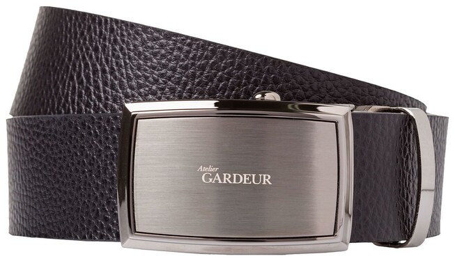 Gardeur Luxe Leren Riem met Automaatsluiting Zwart
