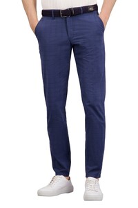 Gardeur Modern Benito Subtle Check Broek Marine