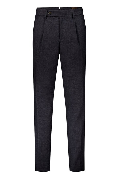 Gardeur Modern Wool Flanel Soft Warm Touch Comfort Stretch Broek Anthracite