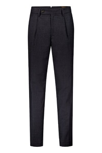 Gardeur Modern Wool Flannel Soft Warm Touch Comfort Stretch Pants Anthracite