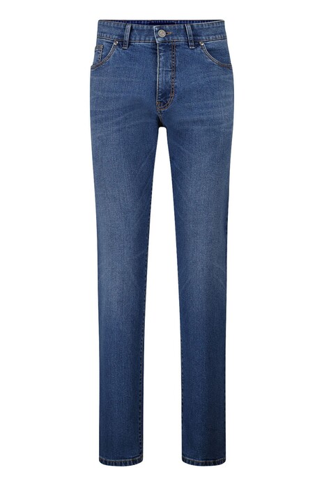 Gardeur Neo Authentic Used Effect Comfort Stretch Jeans Stone Used