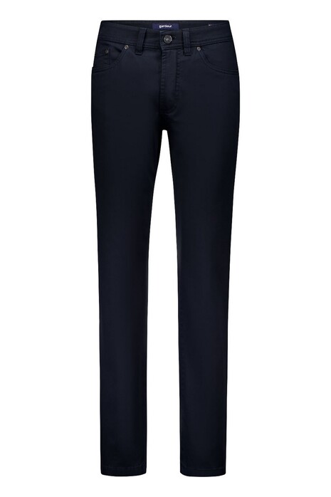 Gardeur Nevio-11 Cottonflex Organic Cotton Tencel Cashmere Touch Broek Dark Navy