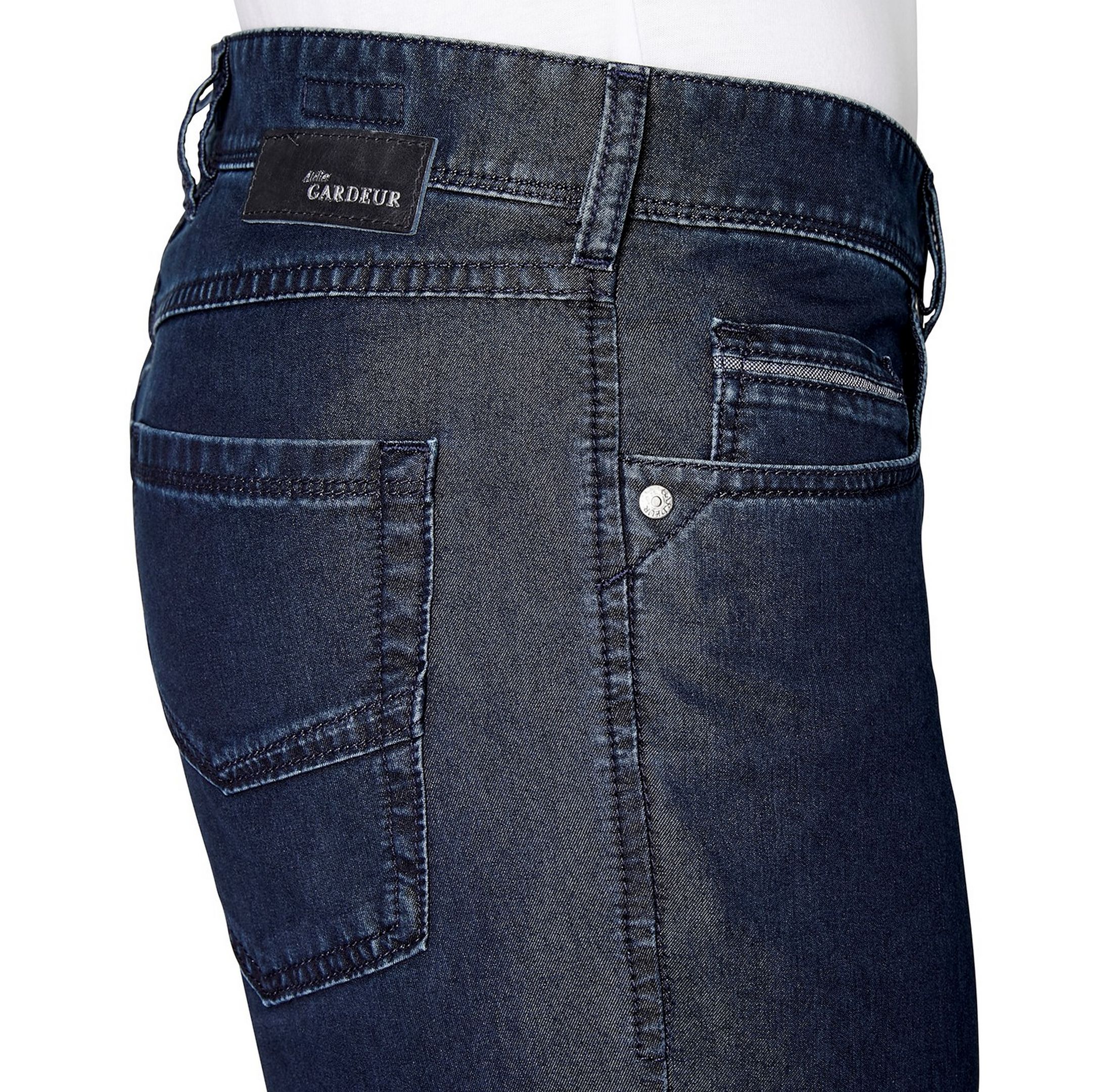 Gardeur Nevio-8 Summer Jeans Dark Denim Blue | Jan Rozing Men's Fashion