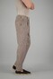 Gardeur Noto Lightweight Summerly Touch Linnen Stripe Broek Licht Bruin