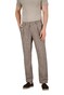 Gardeur Noto Lightweight Summerly Touch Linnen Stripe Broek Licht Bruin