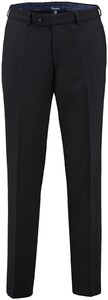 Gardeur Regular Fit Clima Wool Dun Broek Zwart