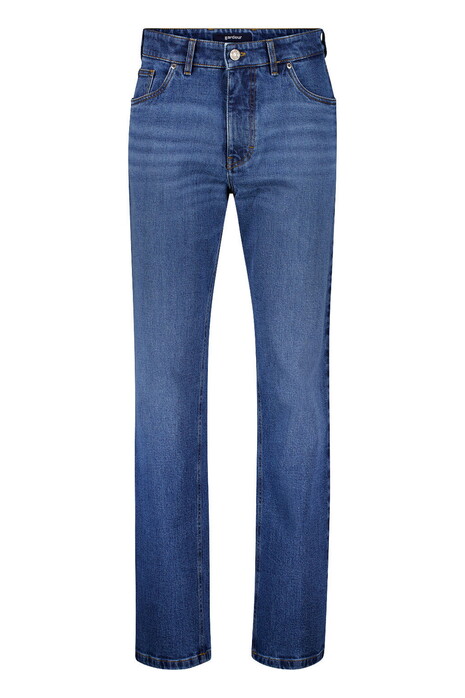 Gardeur Reza Blue Roots Authentic Denim Look Structure Comfort Stretch Jeans Stone Blue Used